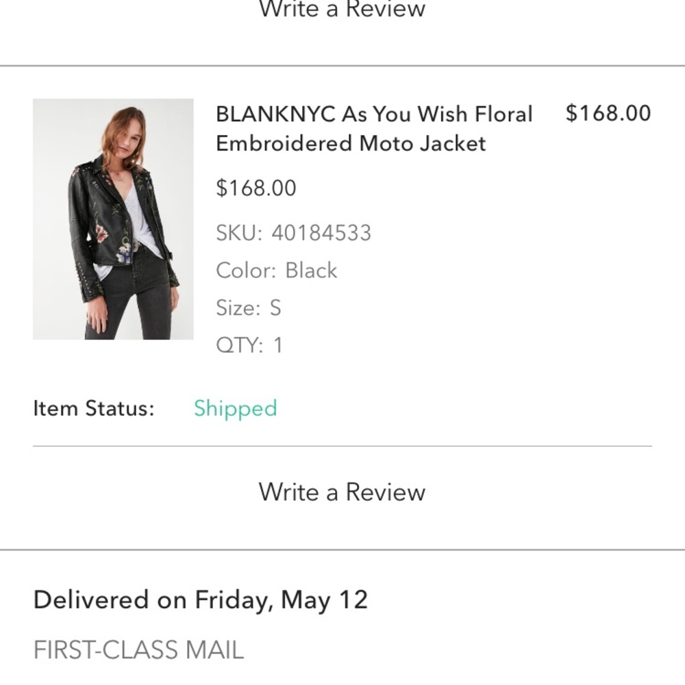 Urban outfitters leather jacket - Picture 4 of 5